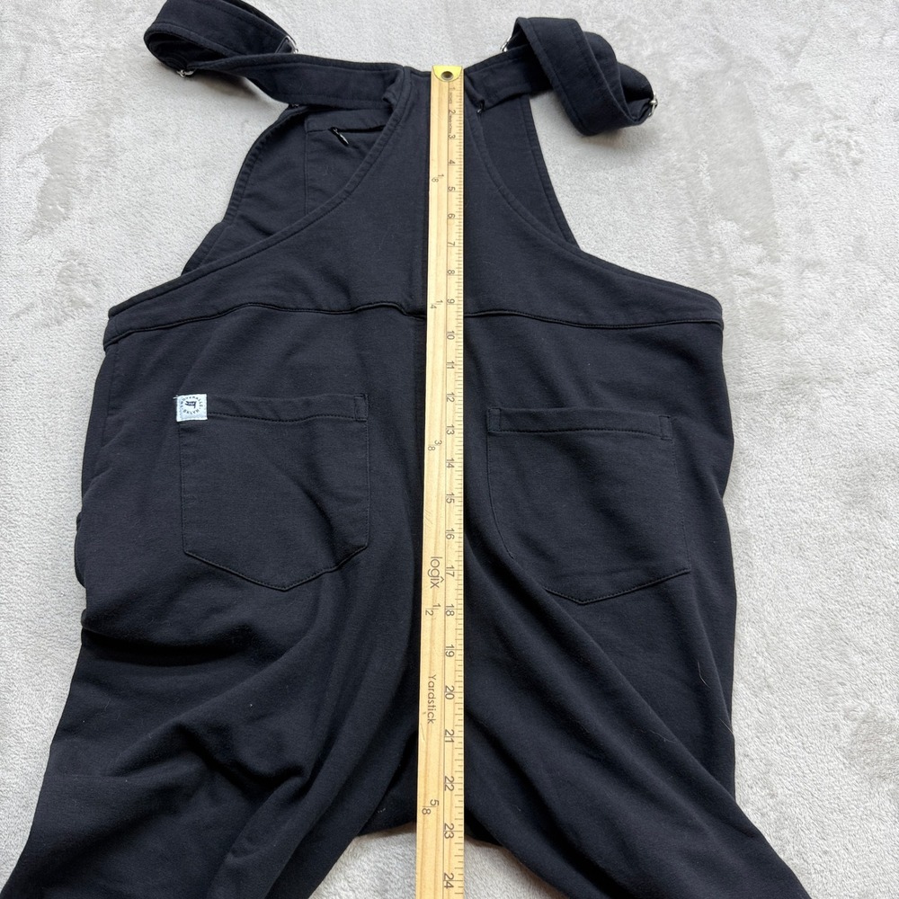 Swoveralls Sweatpant Overalls Womens Small Black French Terry Jogger Comfortcore - Picture 12 of 14